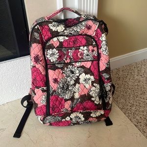 Pink Vera Bradley Laptop Backpack
